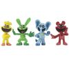 Cute Smiling Animal Figures Set Of 8 Pieces 5.5-7cm Pvc Material Bag Packed 170g