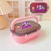 KPop Demon Hunters Portable Bento Lunch Boxs Girl Boy Compartment Fruit Food Boxs Microwave Lunch Box Picnic Fresh Box Gift
