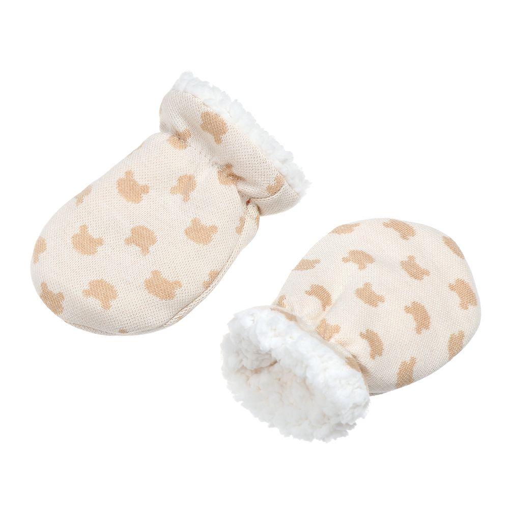 Warm Thicken Cute Baby Anti-Grab Mittens Fleece Gloves Toddler Infant Mittens Newborn Gloves