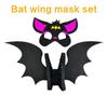 Halloween Bat Dress up Costume Accessories for Adult Kids, Including Bat Wing, Bat Mask