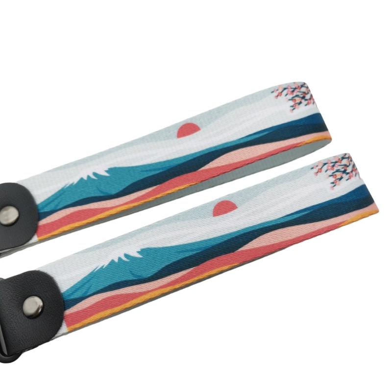 1 Pair Nylon Wristband Keychain With Unique Style For Car Key And Backpack Accessories Universal Key Strap Lanyard