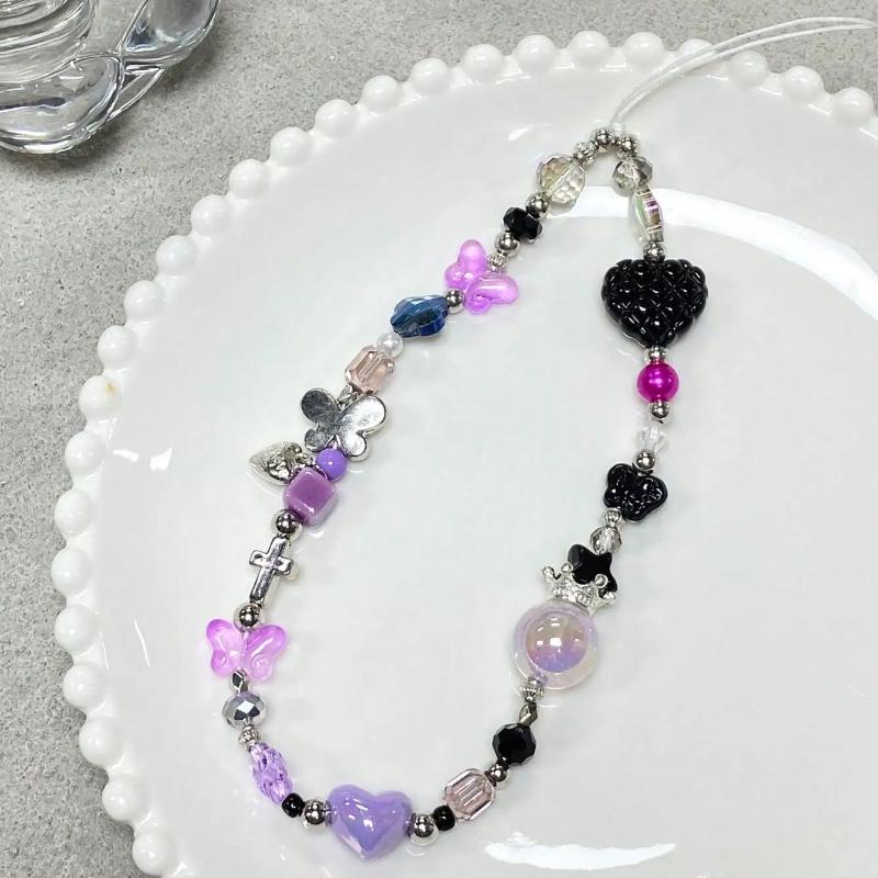 Ins-style Dreamy Heavy Industry Light Luxury Girl Mobile Phone Chain, Phone Case Pendant, Ccd Camera Chain