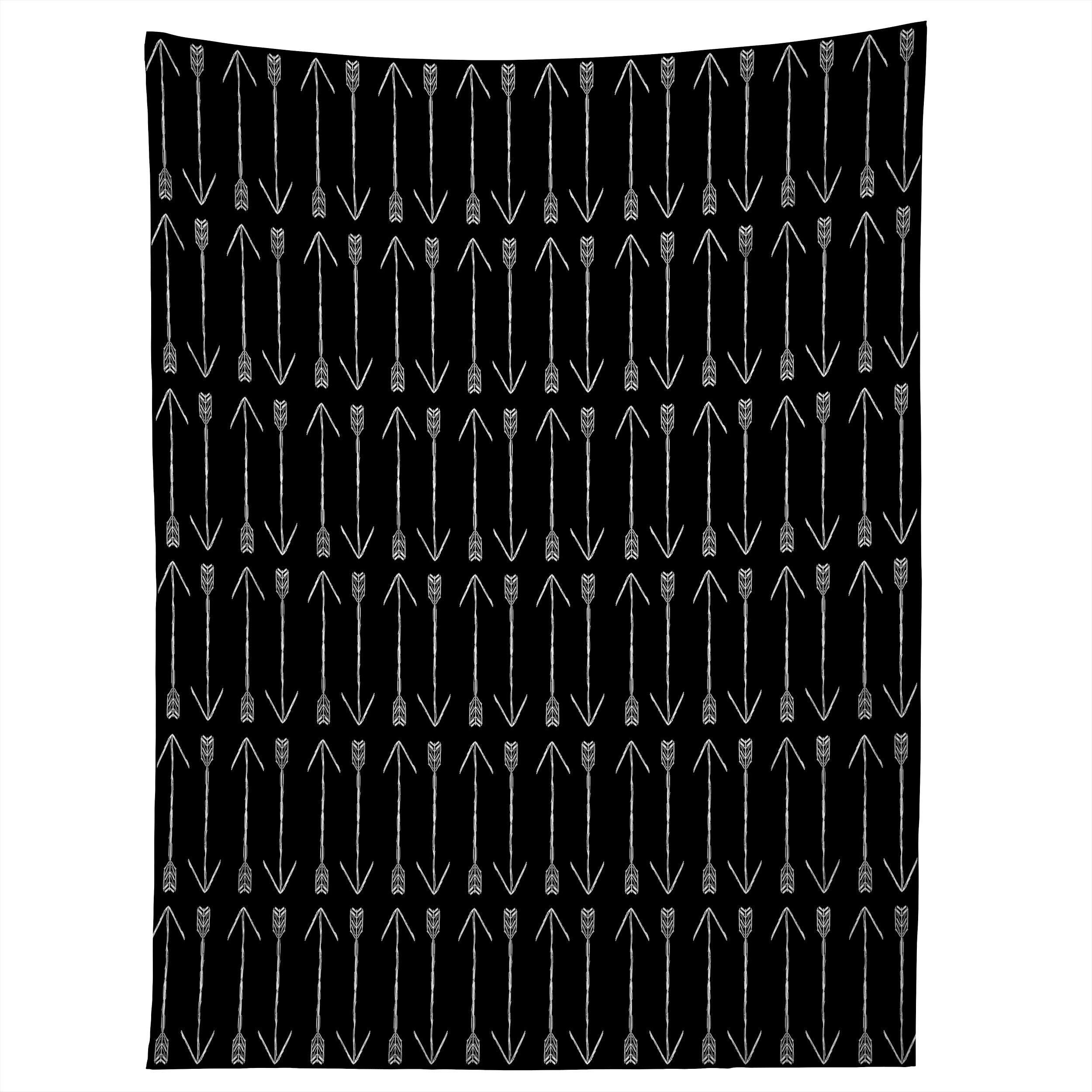 BLACK ARROWS tapestry 75x100