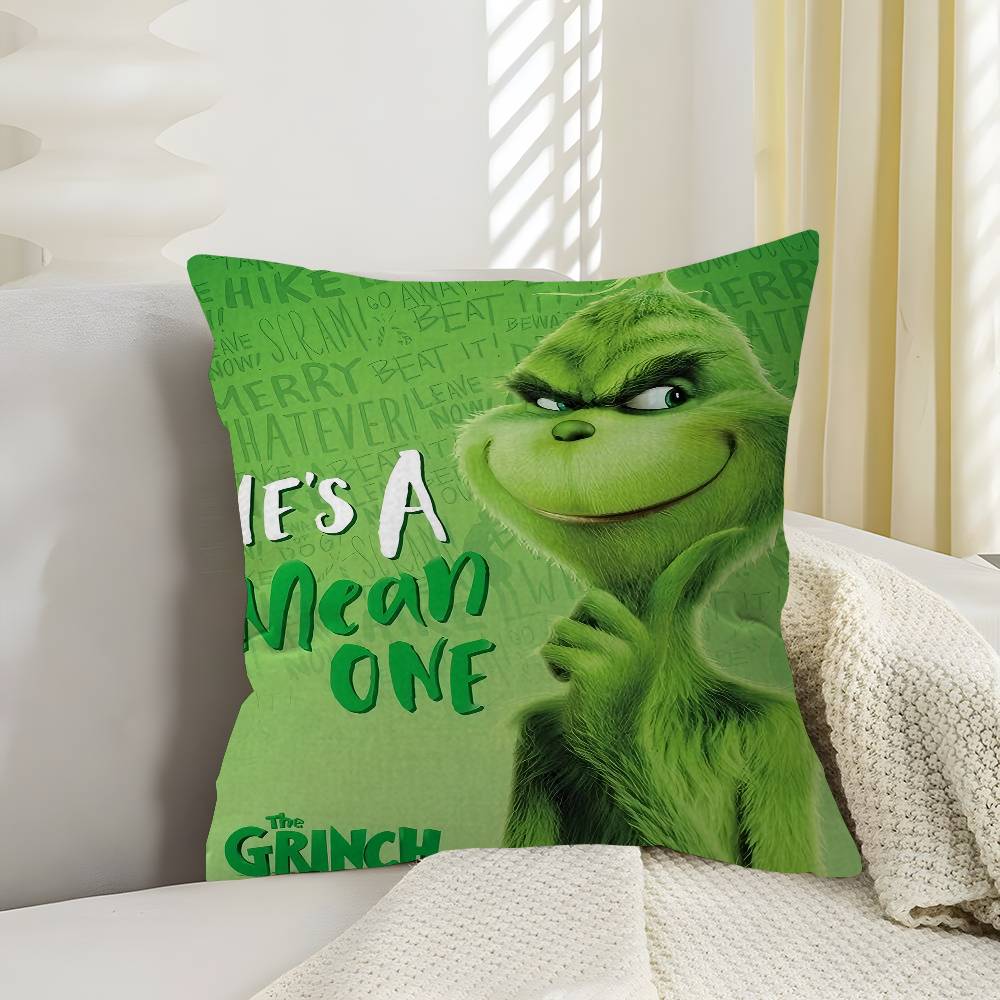 Cartoon The GGrinchS Personalized picture text home decorative pillows Household Gifts xcm