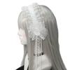 Gothic Retro Rose Lace Pearl Headdress Hair Clip