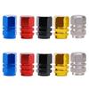 4Pcs Auto Reifen Ventil Kappe Aluminium Legierung Wasserdichte Rad Luft Staub Kappen Reifen Felge Vorbau Abdeckungen Luft Ventil Kappen decor Auto Zubehör