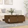 Coffee Table Honey Brown 80 X 50 X 35 Cm Solid Pine Wood