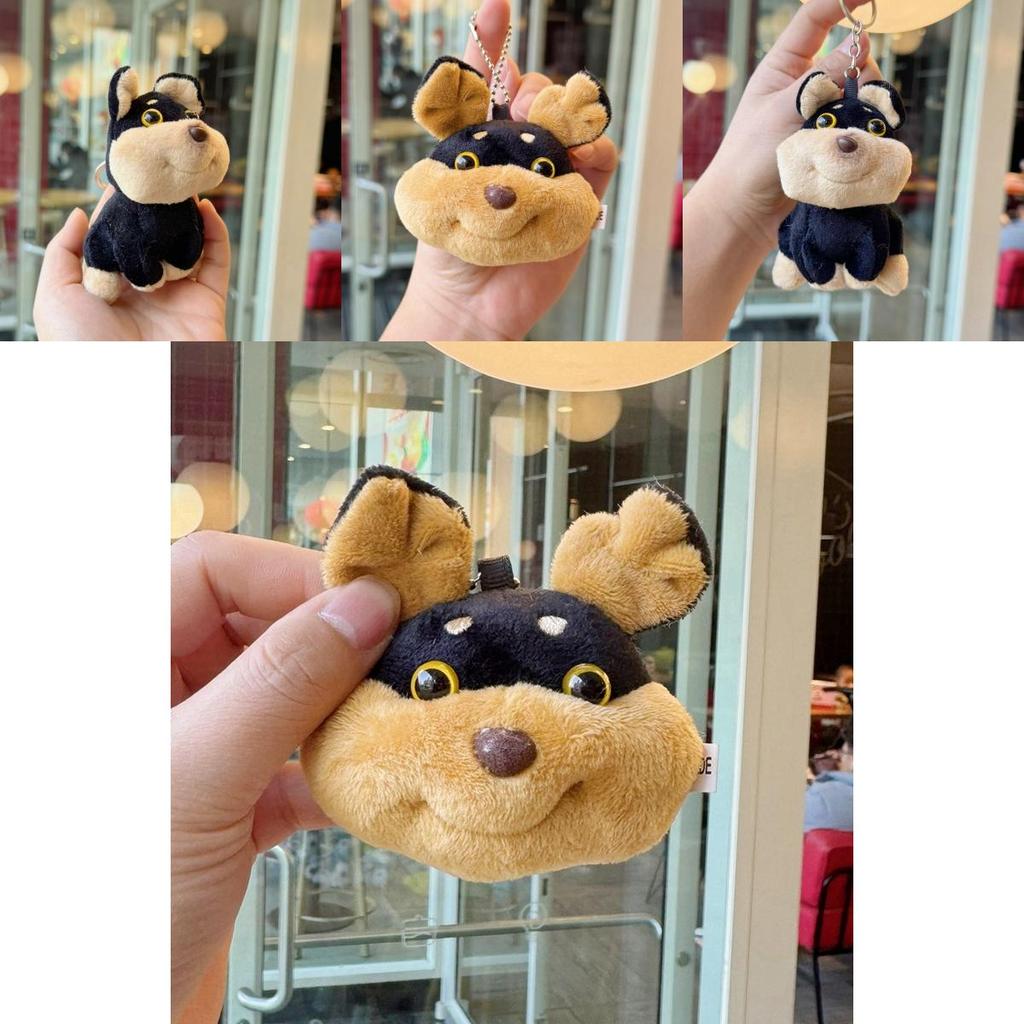 Cute Animal Bee Dog Plush Keychain Pendant Doll Keyring For Gifts