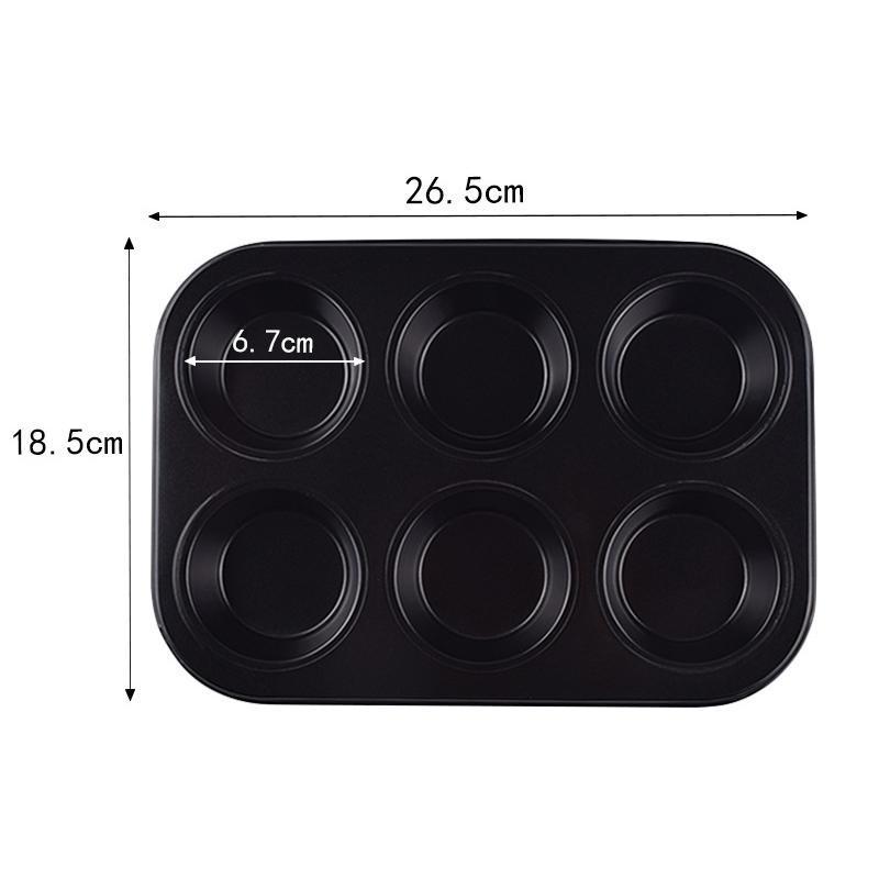 Carbon steel Muffin Pan Nonstick Cupcake Pan Muffin Tray Cake Pastry Pudding Mold Baking Pan Bakeware DIY Cupcake Muffin Mould