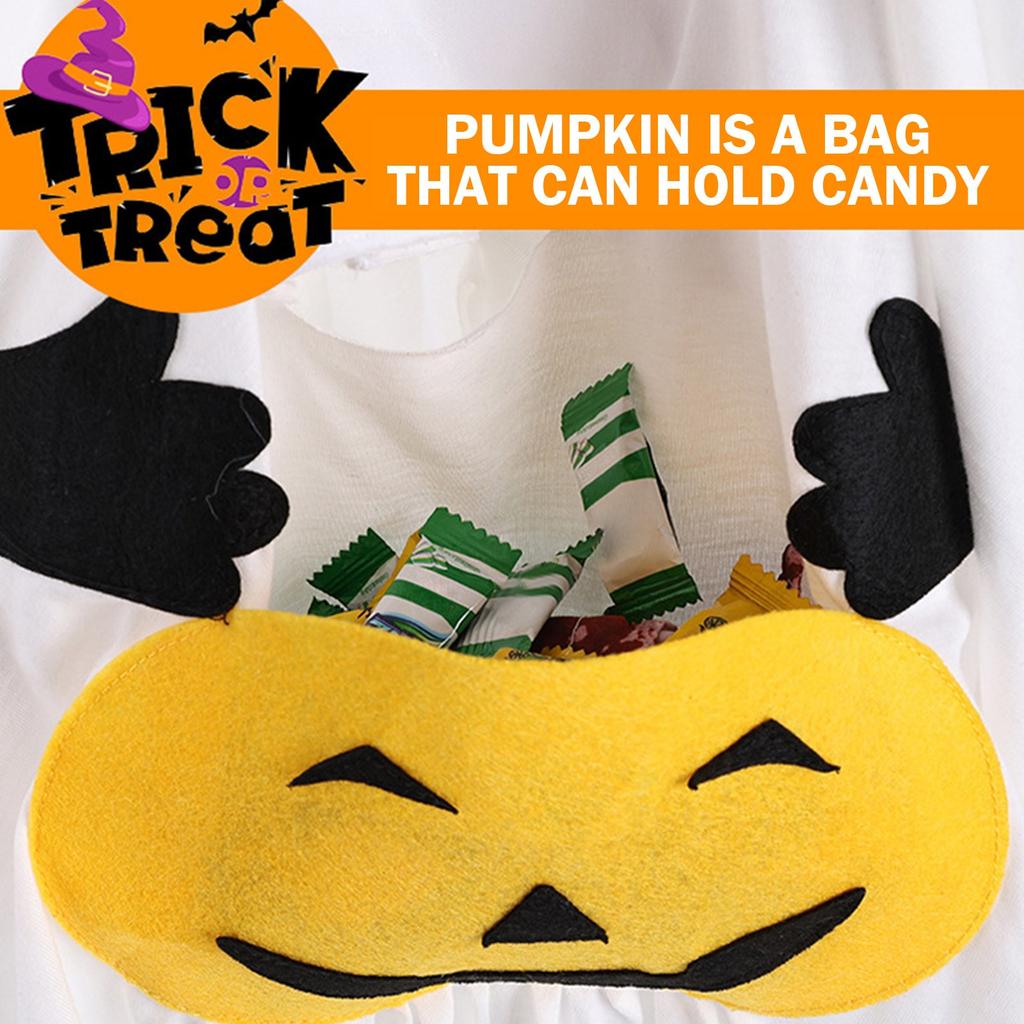 This Adorable Pumpkin Pet Costume Turns Your Dog Into Halloween Spirit! Soft Fabric With Cute & Pumpkin Designs, Easy To Wear. Perfect For Parties