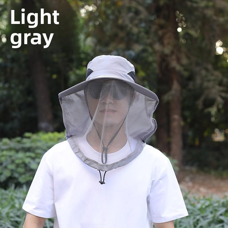 Outdoor Mosquito Net Hat With Sun Protection For Fishing Enthusiasts
