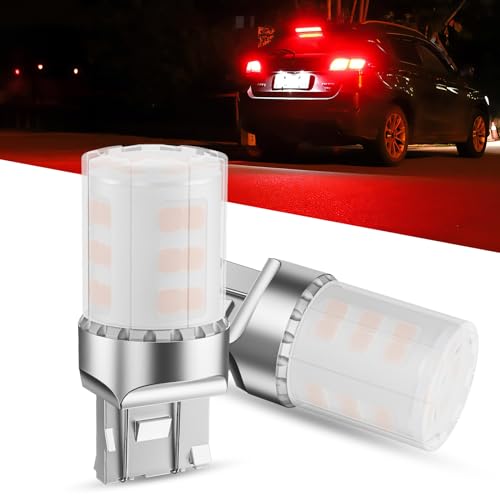 

BORDAN t20 светодиодный двойной красный супер яркий стоп-сигнал задний фонарь красный невидимый в 6 раз ярче DC9-16V соответствует техосмотру транспортного средства оригинальный заменитель