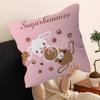 Cartoon Cute S-Sugarbunnies Cushion Cover Car Throw Pillow Case For Sofa Car Christmas Gift 40x40cm 45x45cm