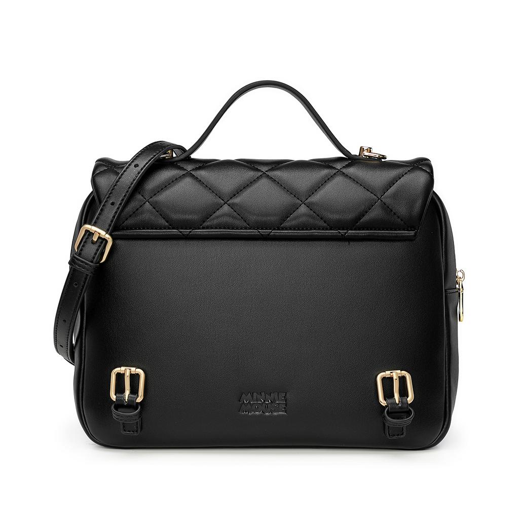 New Disney PU Handbag, Shoulder Bag, Shoulder Bag Regular Women's Ecru/Black DHF41410-A