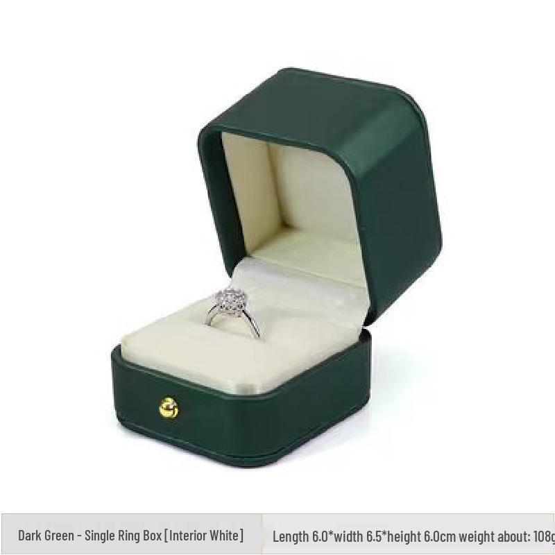 

Luxurious PU Jewelry Storage Box for Rings, Necklaces, Bracelets, Bangles, and Gifts