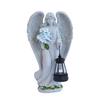 JYL/147,Solar European Angel Carrying Lantern Outdoor Garden Decor Statue Villa Figurine Lamp Gift