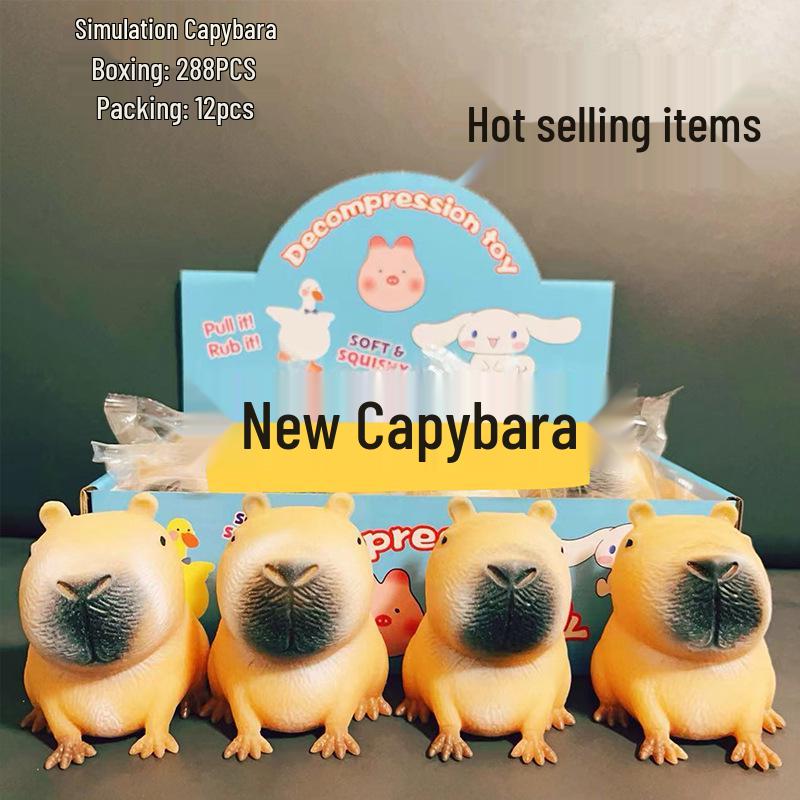 Creative Capybara Squeeze Toy - Capybara-kun Multifunctional Quick Rebound Animal Stress Relief.