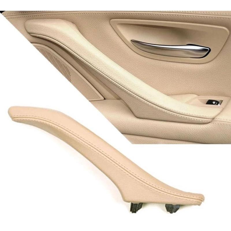 Compatible Interior Door Leather Handle for 2010-2017 BMW 5 Series F10/F11/F18 520i/523i