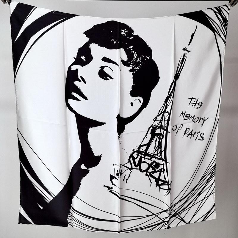 Clearance Special Vegetarian Crepe Satin 90cm Silk Silk Scarf Printed Silk Square Scarf Mulberry Silk Women s Silk Scarf Shawl 90cm*90cm