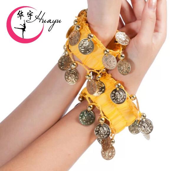 Chiffon Bracelet & Pendant: Handmade Ethnic Style Belly Dance Jewelry