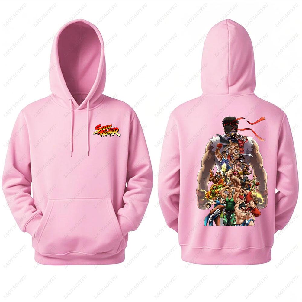 2025 Ryu Street Fighter Essential Hoodie Men's Sweatshirt Crazy Long Sleeve Autumn Loose Hipster Ropa Hombre Clothes Man Hoodie