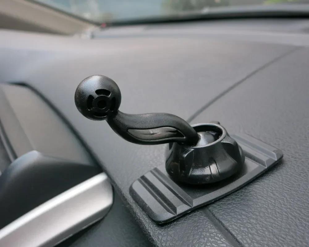 Universal180 Degree Rotation CarPhoneHolder 17mm Ball Head Base Dashboard Mount Bracket for IPhone14 13 Xiaomi Samsung Car Tools