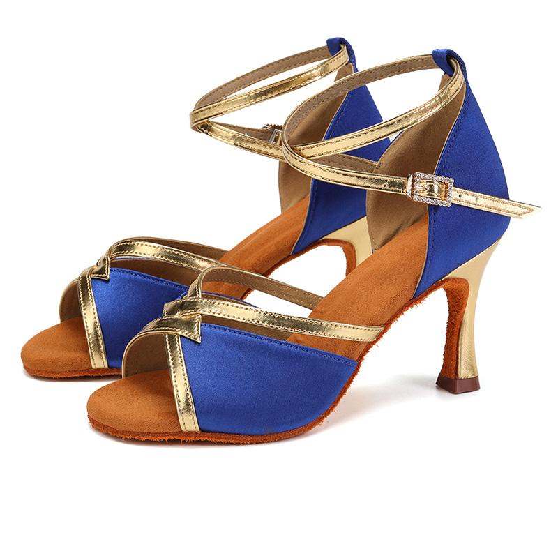 Latin Dance Shoes Women's High Heel Dance Shoes Tango Soft Bottom Dance Shoes Girls Salsa Ballroom Shoes
