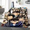 Manta de Franela Misteriosa Detective Conan Súper Suave Cálida Acogedora para Sofá Cama Oficina Viaje Todas las Estaciones Decoración del Hogar Regalo