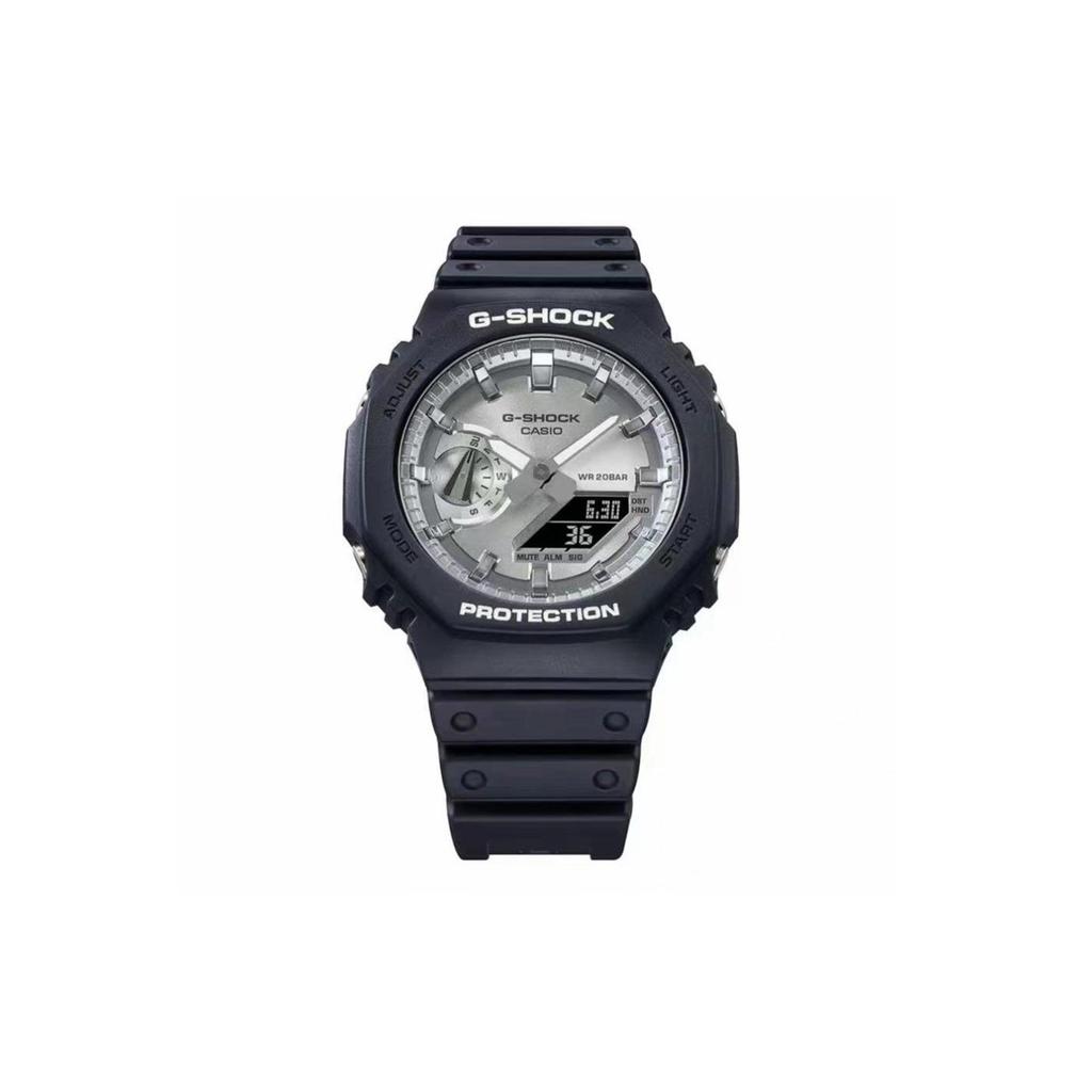 Casio Custom Collection Watch Gift Box Electronic Movement Fluoroelastomer Strap Watch Men's Watches GA-2100SB-1A(Watch3--)