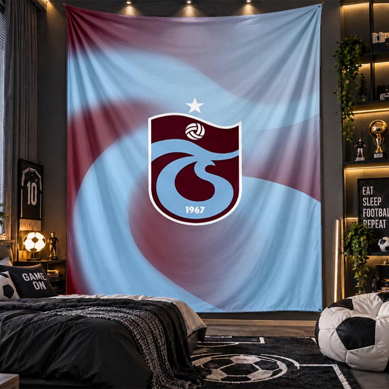 Tapiz para Colgar en la Pared Tela con Estampado del Trabzonspor FC para Sala de Estar Dormitorio Decoración del Hogar