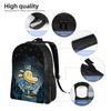 Dog Man Cartoon Teenage Backpack Outdoor Student Business  Daypack for Men Women College Canvas Bags