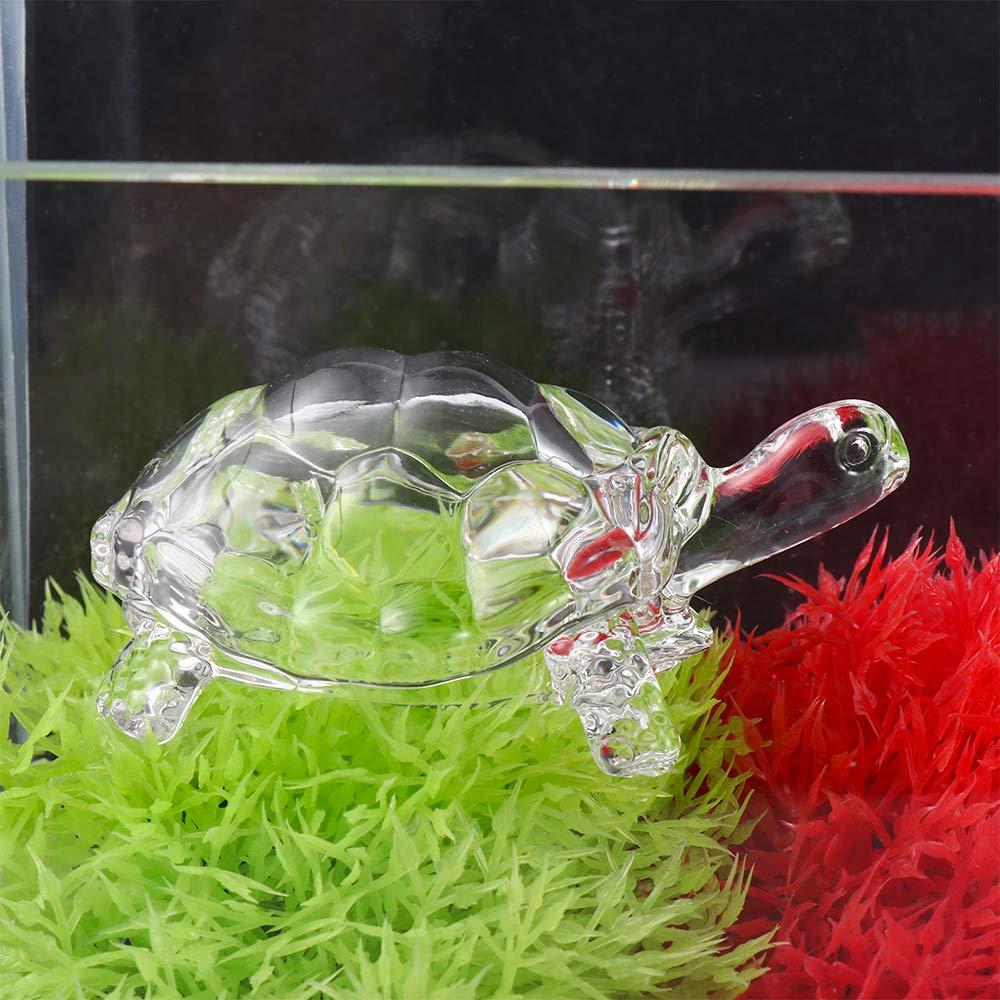Fish Tank Landscaping Home Decoration Tortoise Statue Crystal Turtle Craft Gift Desktop Ornament