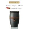 Japanischer Stil Tee-Trennung Aufbrühbecher Keramikkappe Kreativer Filter Tragbar Haushalts-Teetasse Wasserbecher