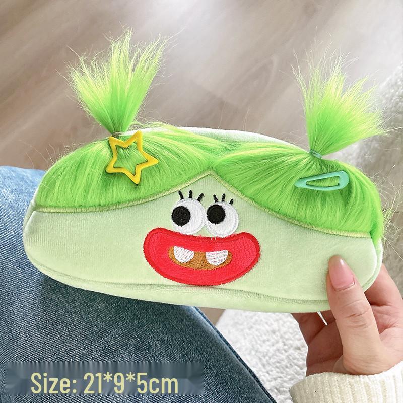 Trendy Large-Capacity Pencil Case for Girls - Portable School Stationery Bag