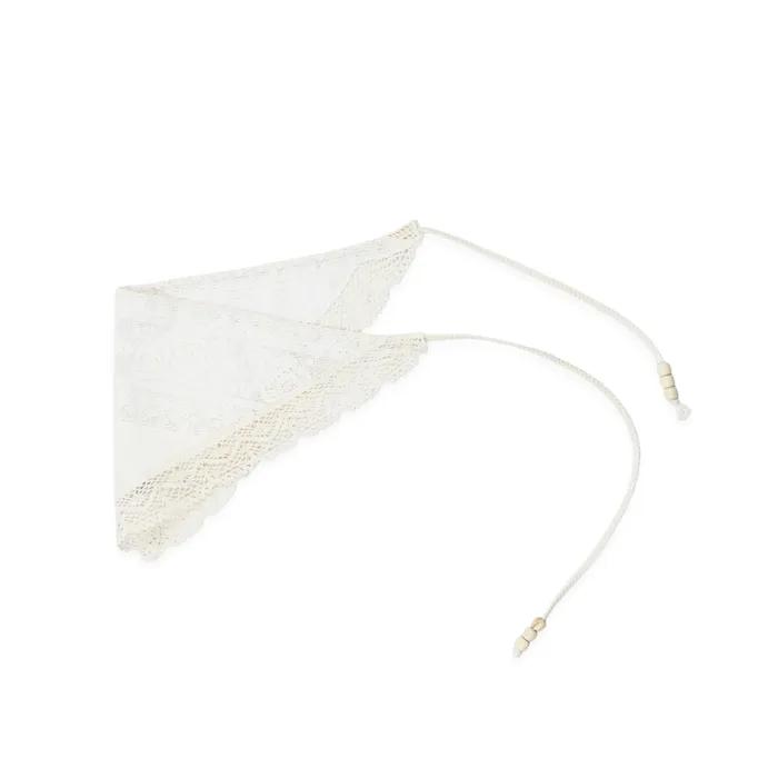 WXAC035 Hanabatake Lace Bandana (WHITE)