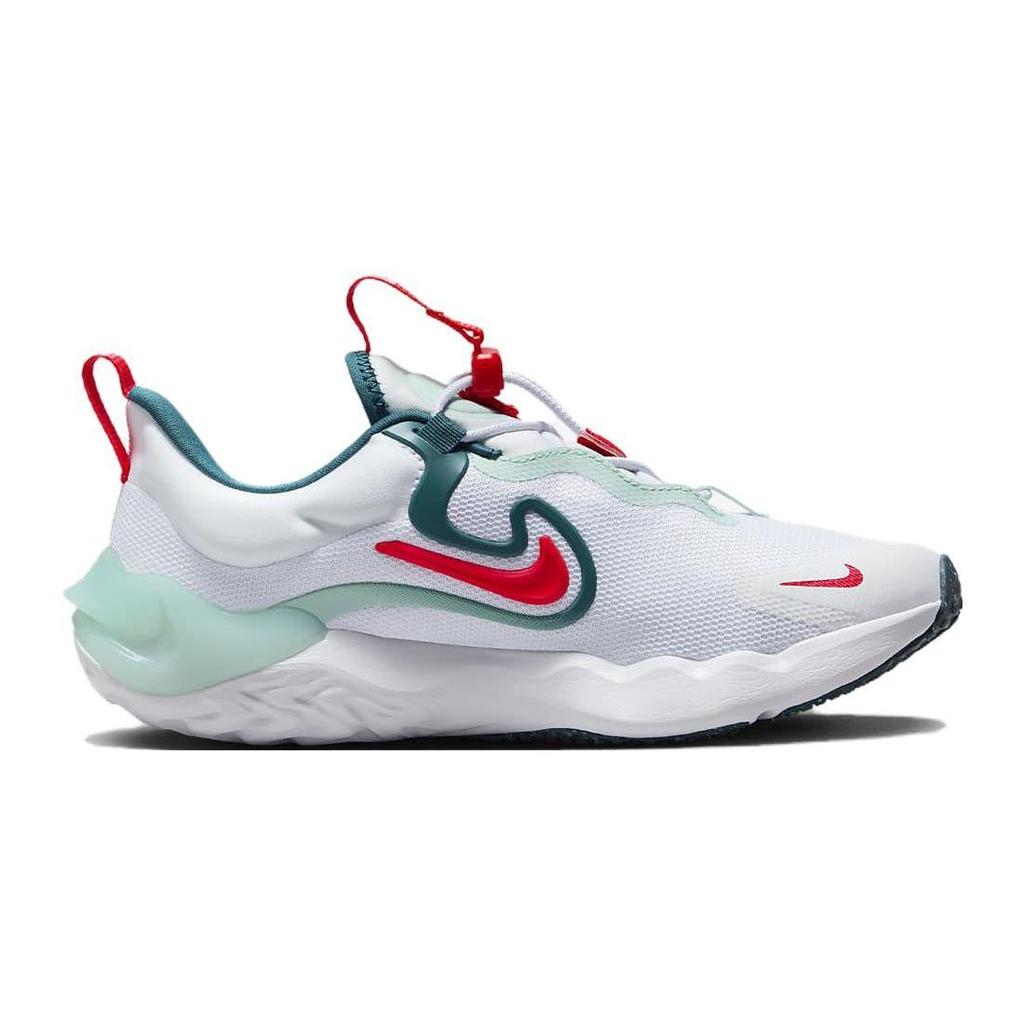 Nike Run Flow DR0472-101 GS White Jade Ice Kids' Slip-On Running Shoes