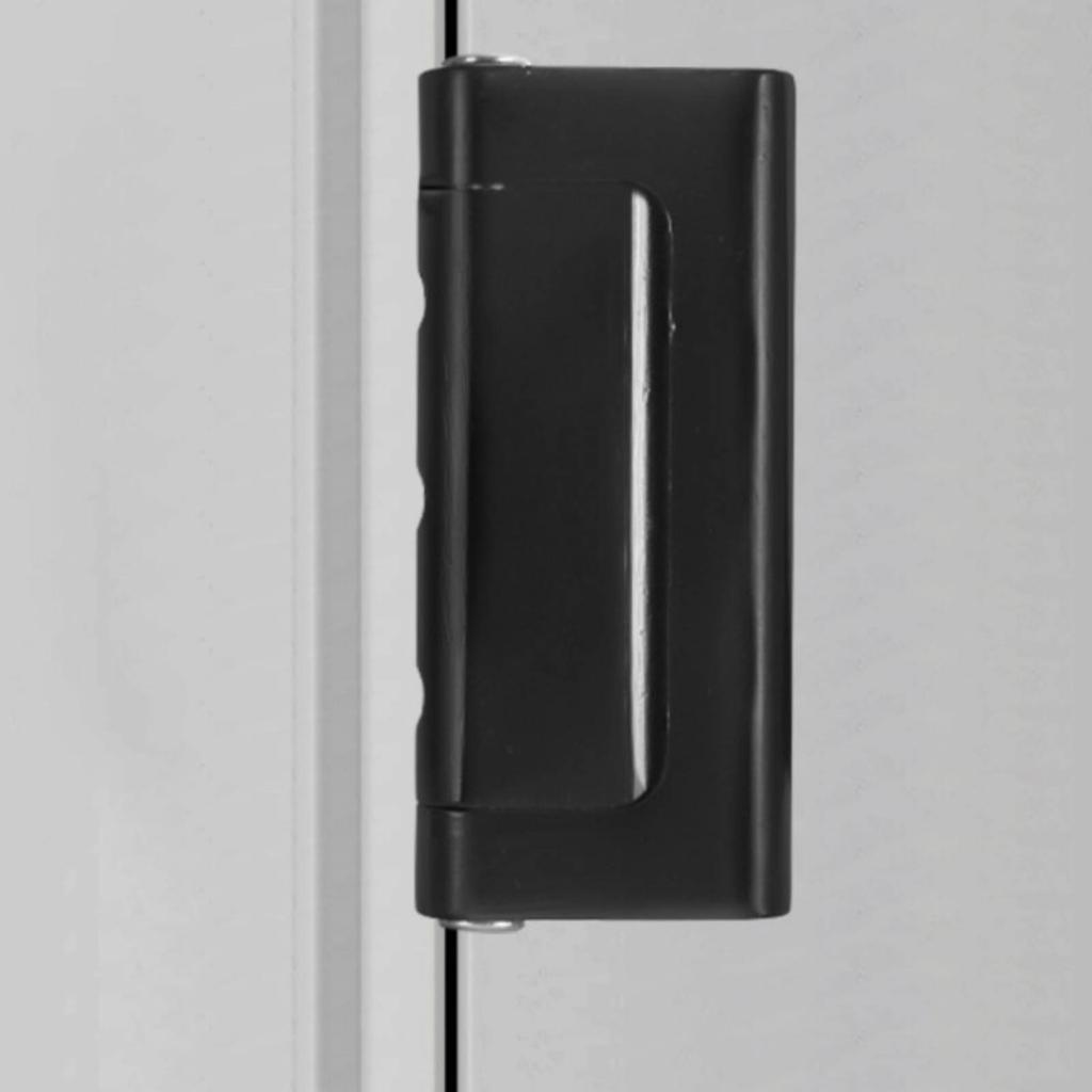Anti-Theft Door Lock Aluminum Alloy No-Drill Door Latch Slide Bolt Lock Child Safety Flip Latch Scratch Resistant for Apartment