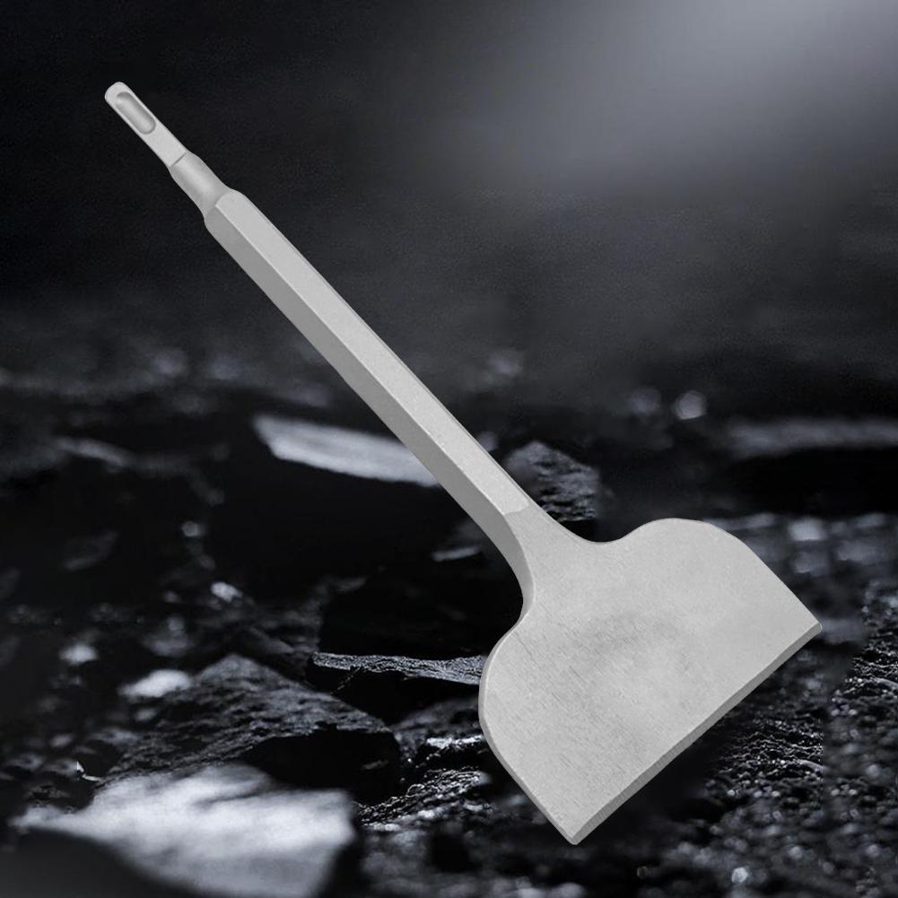 SDS Plus Tile Chisel Cemented Carbide Electric Hammer Chisel Power Tool Accessory 75/100mm Wide Tile Removal Chisel Scraper Bits