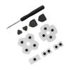 1 Set of Conductive Silicone Rubber Pad with Screwdriver Compatible for PS4 Controller