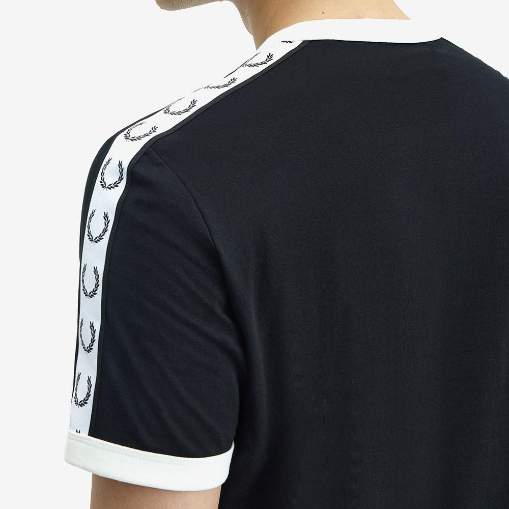 Fred Perry [Baseline] Taperinger T-Shirt - Black Afpm2G94620-102