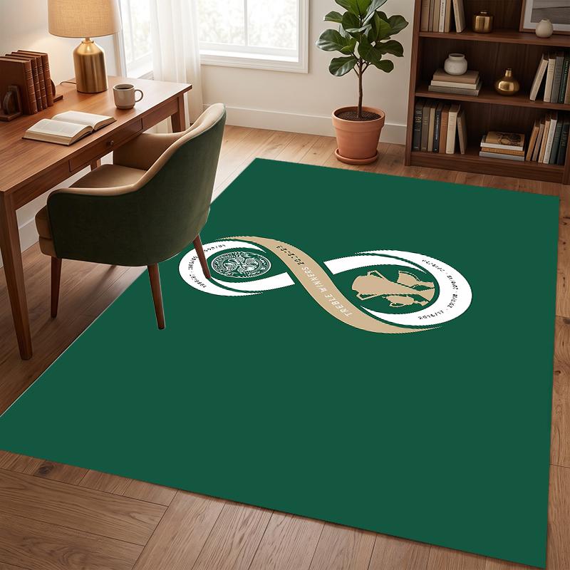 Celtic Football Club (5) Office Rug Elegant Floor Rug for Office Living Room Bedroom and Indoor Home Spaces