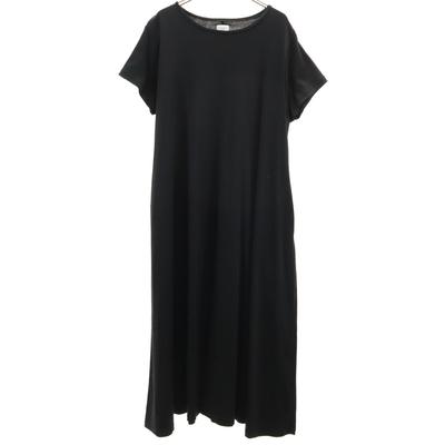 Short Sleeve India One Piece M Black Women Used