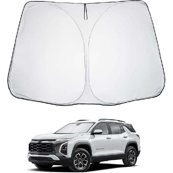 2025 Upgrade Car Windshield Sun Shade Windshield Sunshade Umbrella [Star Fabric] Protect Car from Sun Rays&Heat Damage Keeps Vehicle Cool, Spring