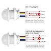 -20 ℃ -+40 ℃ Light Switch Ceiling Motion Sensor PIR Sensor Detector