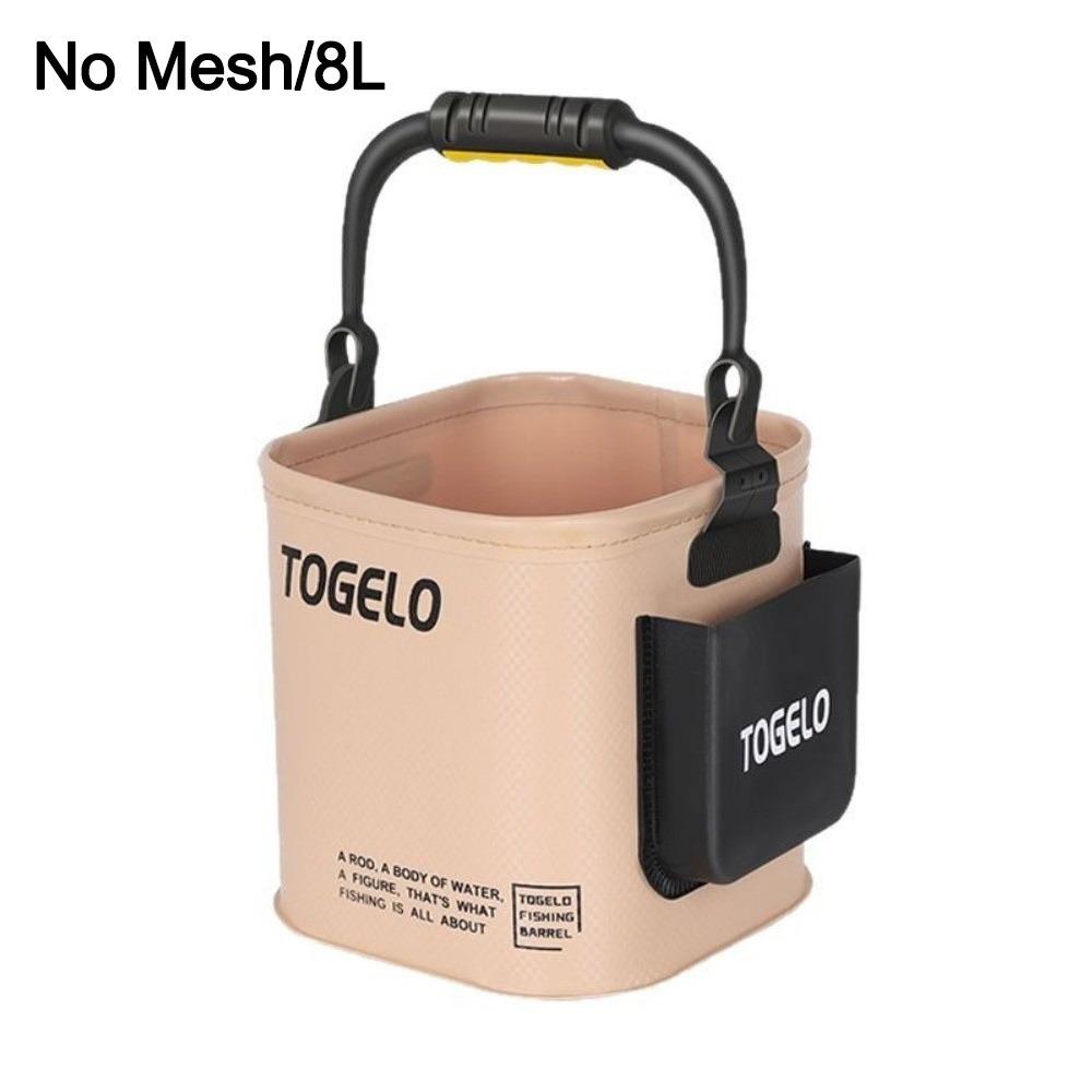8L/13L Capacity Foldable Water Bucket Suitcase Fishing Bucket New Live Fish Box Outdoor Activities