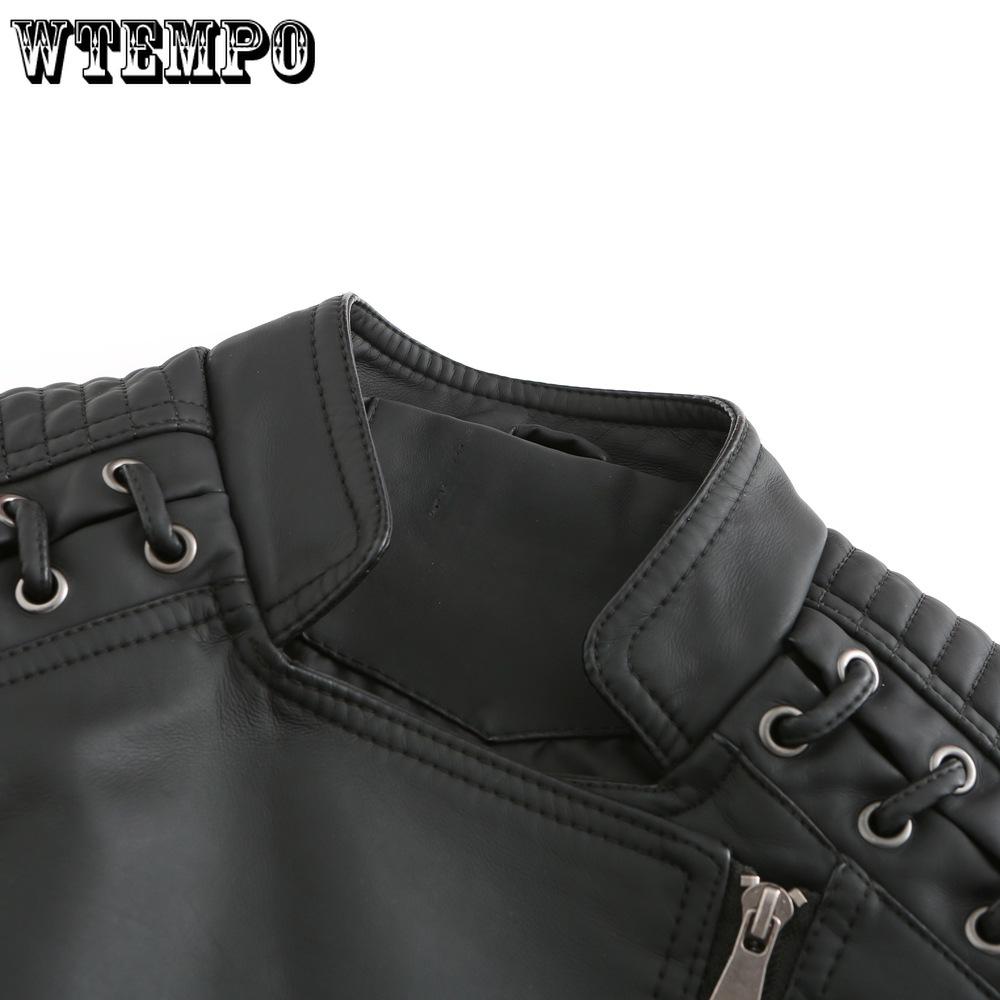 Spring and Autumn Women's Leather Jacket Short Jacket Slim Thin Section Leather Jacket Ms. Biker Clothing