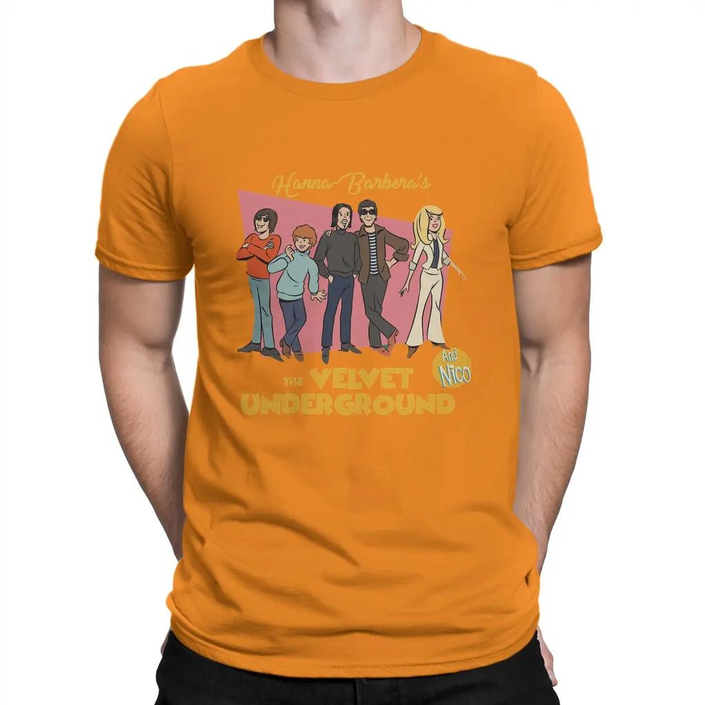 The Velvet Underground And Nico Barbera Man's TShirt The Velvet Underground Crewneck Short Sleeve Cotton T Shirt