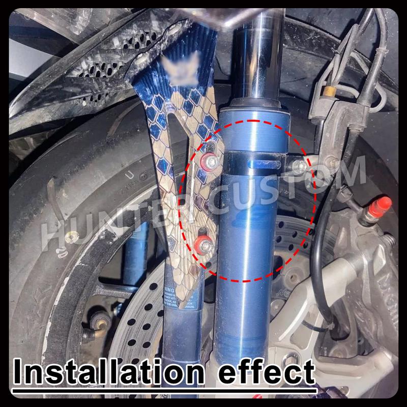 Universal Motorcycle Front Fender Adapter Bracket Clamp-type Mudguard Bracket Aluminum Alloy Material