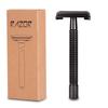 Classic Brass Double-Sided Safety Razor with Twist-Off Head