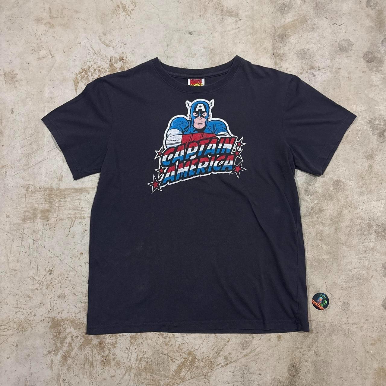 2008 Marvel Captain America Size S Unisex T-Shirt S